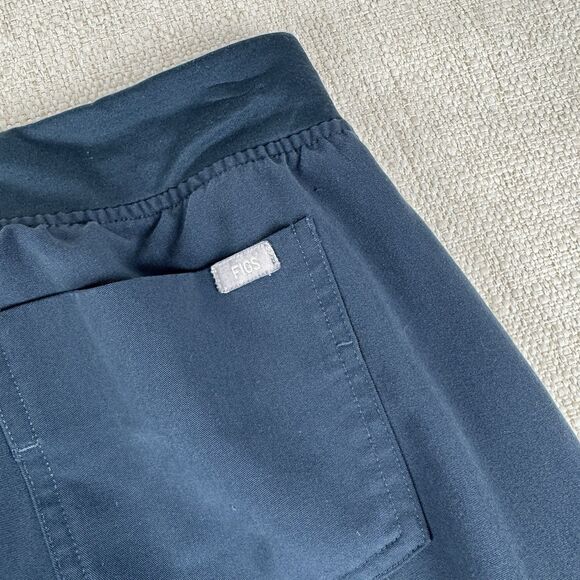 Figs Zamora Jogger Scrub Pants Womens Small Dark Harbor PO 3023 Style W18SW2005 - Picture 7 of 11